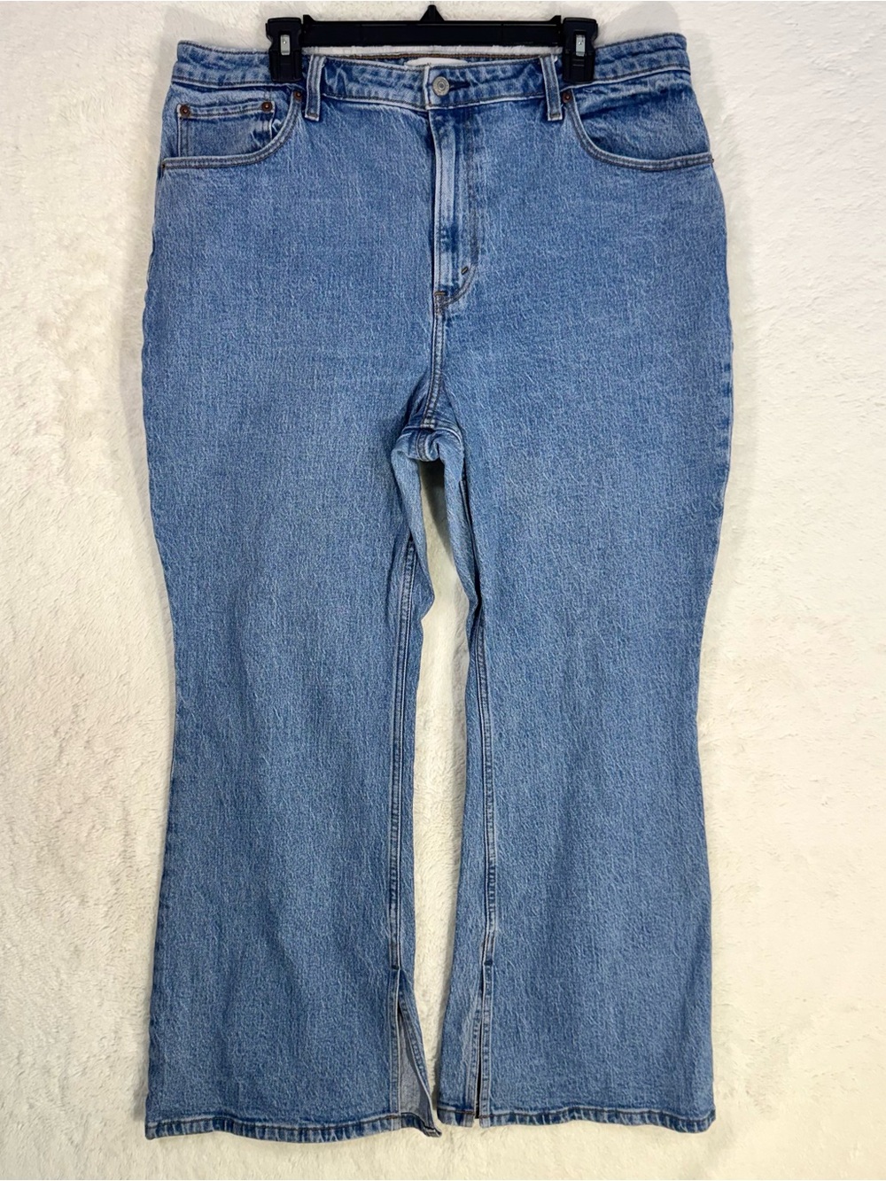 Abercrombie & Fitch Vintage Flare High Rise Jeans 33 16S Curve Love Pockets